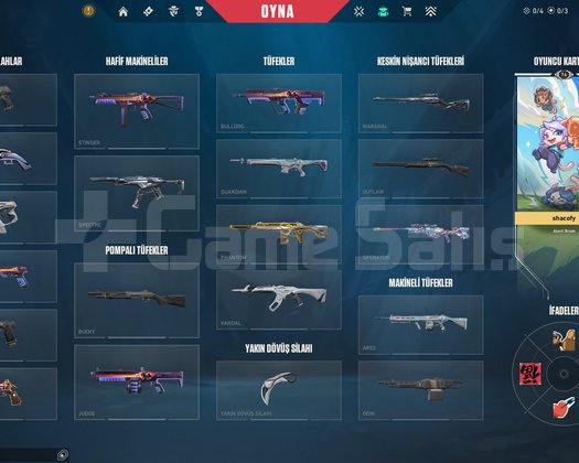 | IYON KARAMBIT , VANDAL , FRENZY , ONI PHANTOM|