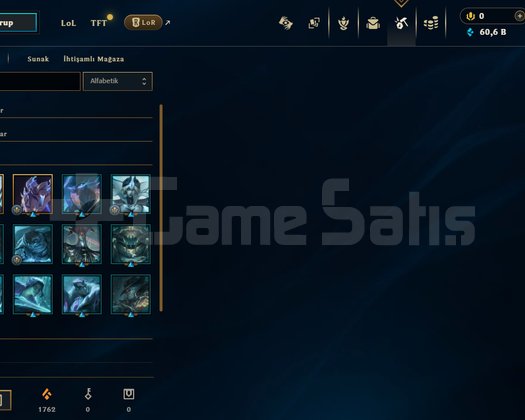 10 WİN | TR 30 LVL 60K MAVİ ÖZ HANDMADE UNRANKED