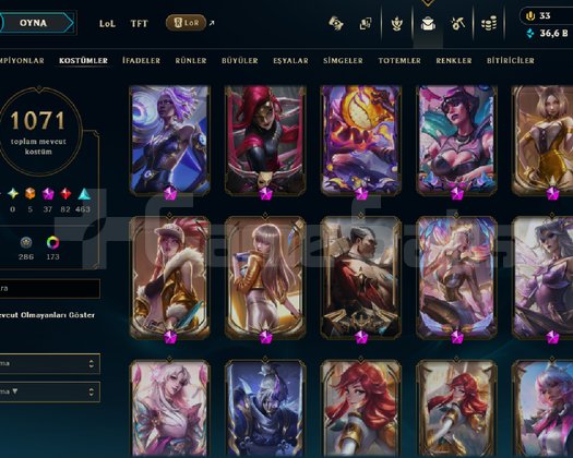 1100 kostüm / 675 lvl / VALORANT VE TFT FULL