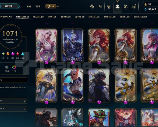 1100 kostüm / 675 lvl / VALORANT VE TFT FULL
