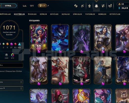 1100 kostüm / 675 lvl / VALORANT VE TFT FULL
