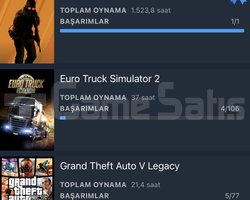 1500saat, 7 MADALYA, 2019, ETS2, GTA5 hesapta mvct