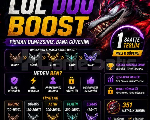 GUVENILIR ELO BOOST PISMAN OLMAZSINIZ