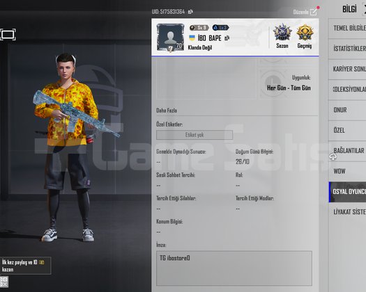 UYGUN BAPE / KORSAN / FULL NADİR