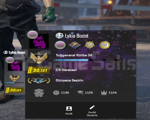 30K ELO OYUNCUDAN CS2 PREMİER/REKABETÇİ BOOST