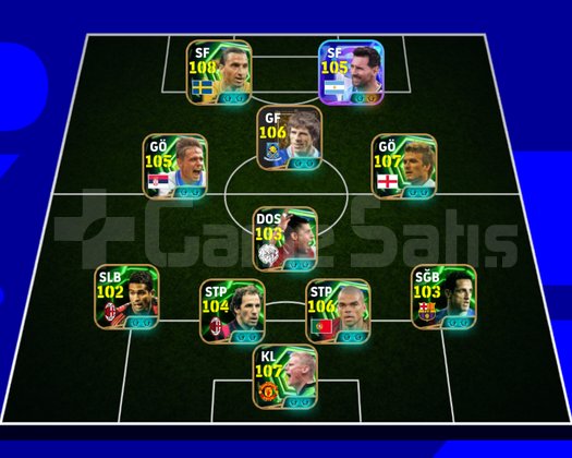 eFootball güzel hesap pazarlık var