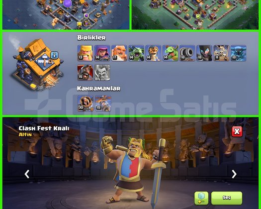 !! UYGUN FİYAT 204 SEVİYE MAX İNŞAATÇI TH 15 !!
