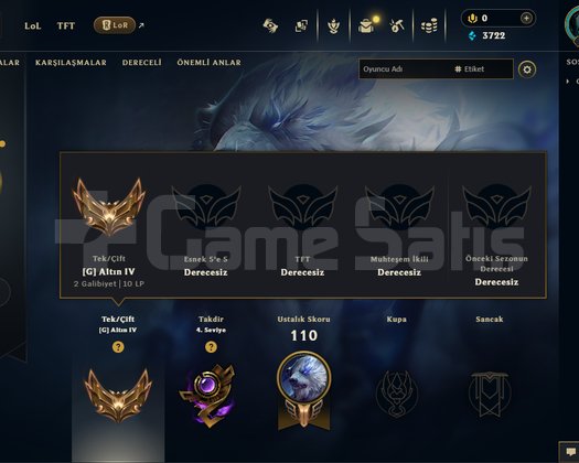 EUW / İLK 5 MAÇ ATILMAMIŞ / HANDMADE /
