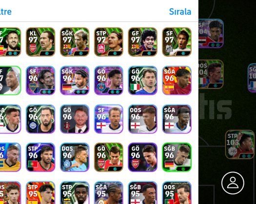 Müthiş efootball hesabi ios Android tek bağ