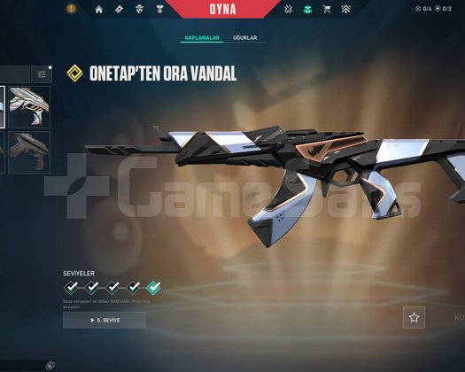 Valo plat  skinli hemen teslim Battlepass Aktif