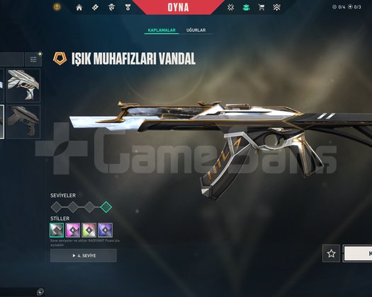 Valo plat  skinli hemen teslim Battlepass Aktif