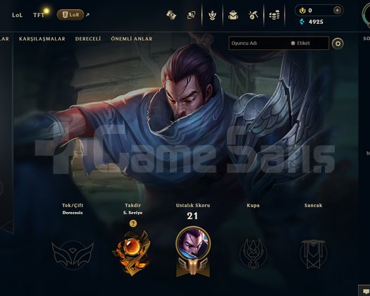 EUW 22 Level Handmade Anında Teslimat