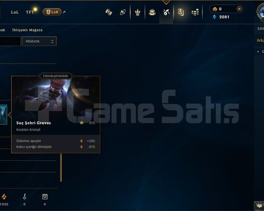 TR ZÜMRÜT 1 55LP 15 KOSTUM 60 WR