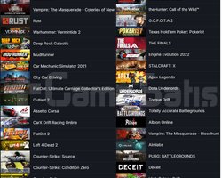 GTA V RUST TEKKEN 7 The Crew 2 CarX Street 23.500