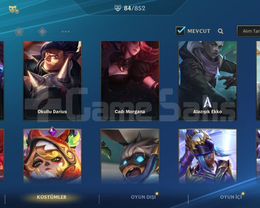 Skin dolu wild rift hesabı satılık