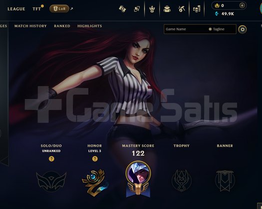 TR Unranked | 3 Kostüm - 49K Mö | Dereceli Hazır