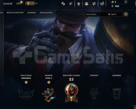 EUW Unranked | 8 Kostüm - 38 Hero | LoL Hesap