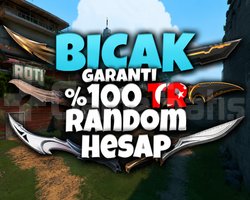 ULTRA VİP+++ BIÇAK GARANTİLİ RANDOM HESAP