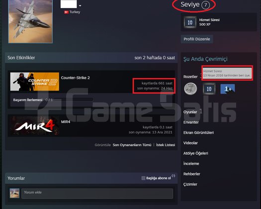 ANINDA TESLİM | 7 MADALYA | 661 SAAT | FACEIT