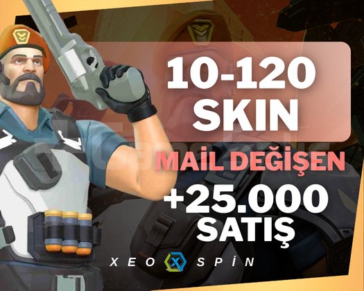 10-120 SKİN | MAİL DEĞİŞEN | UVİP+ | 35,000 SATIŞ