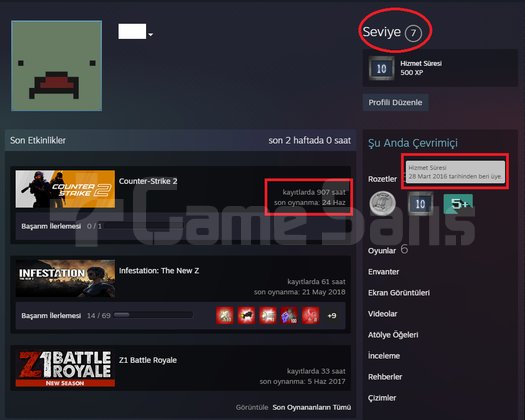 ANINDA TESLİM | 7 MADALYA | 907 SAAT | FACEIT
