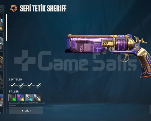 KAOS VANDAL SERİ TETİK PHANTOM SHERİFF RANK GOLD 1