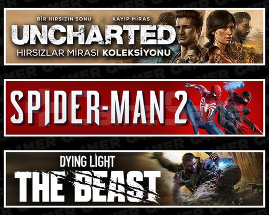 Uncharted +Spider-Man 2 +The Beast