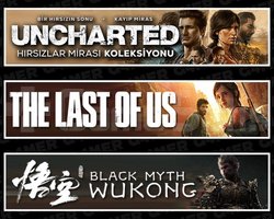 Uncharted +The Last Of Us 1 +Black Myth Wukong