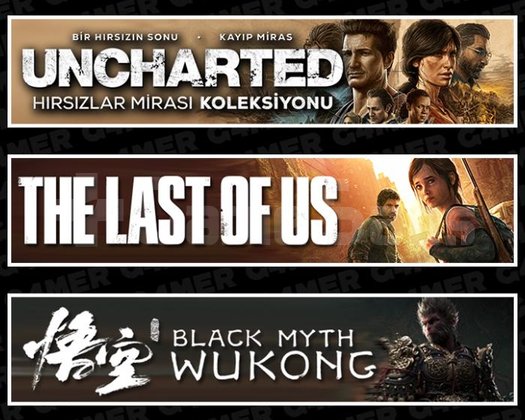 Uncharted +The Last Of Us 1 +Black Myth Wukong
