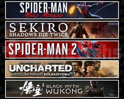 Miles +Sekiro +Spider 2 +UNCH +Wukong