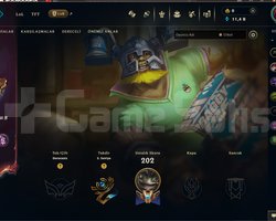 TR - LVL 68 - 8 SKIN - UNRANKED RANKED READY -