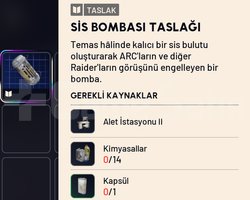 SİS BOMBASI TASLAĞI