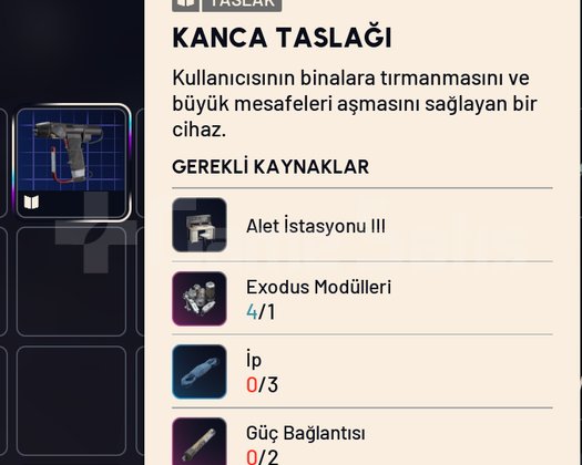 KANCA TASLAĞI