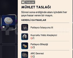 MÜHLET TASLAĞI