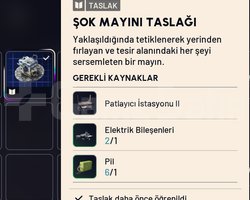 ŞOK MAYINI TASLAĞI