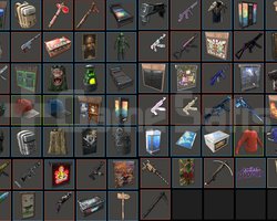 RUST 1.885 SAATLİ 67 SKİNLİ ÖZEL NADİR HESAP MAİLL