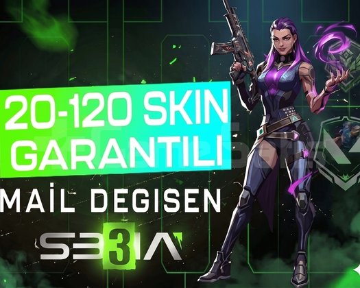 VIP | 20-120 SKİN | MAİL DEĞİŞEN | +GARANTİ