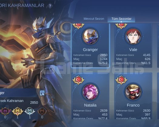 KÜRESEL HESAP 9LEGEND