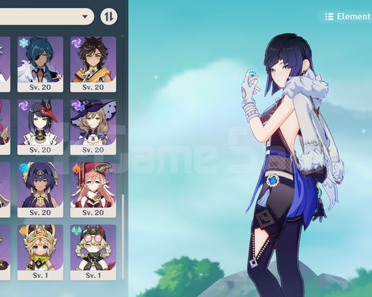 AR55 EU | STAFF OF HOMA + ZIBAI + NAHIDA + YELAN