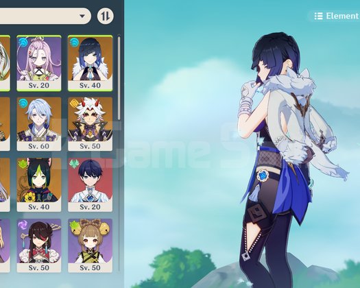 AR55 EU | STAFF OF HOMA + ZIBAI + NAHIDA + YELAN