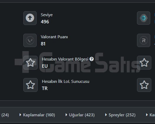 DOLU DOLU MAINLIK HESAP // LOL + TFT HESABI