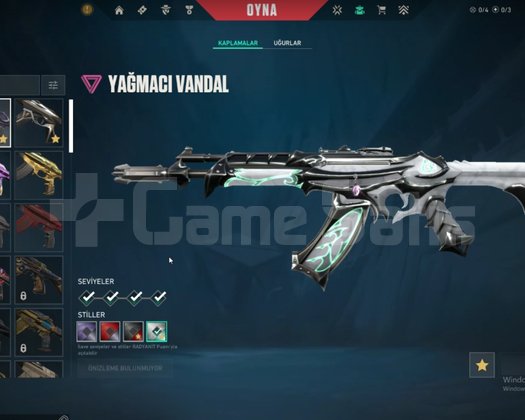 7 Vandal 5 Bıçak orta segment dolu hesap