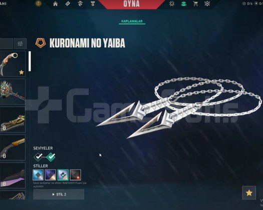 7 Vandal 5 Bıçak orta segment dolu hesap