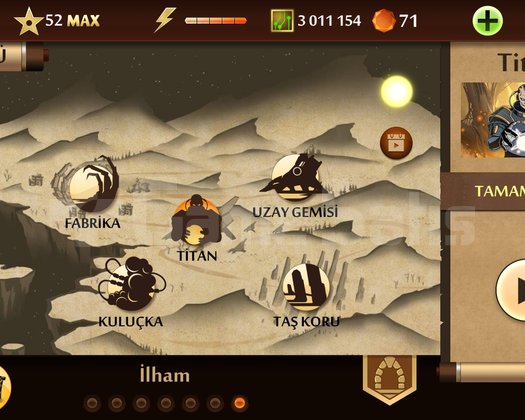 Shadow Fight 2 hesabı max son 52 seviye
