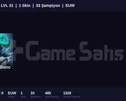 EUW / 31 LVL + 1 SKİN + BRONZE II + MAİL ONAYSIZ !