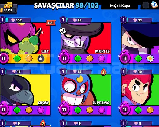 55 K Brawl Stars Hesabı Pazarlık olur