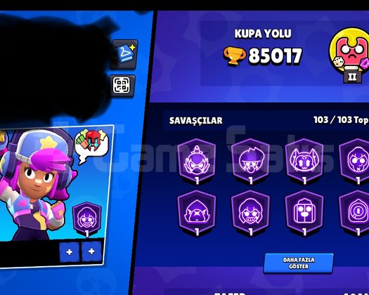 Mainlik e-sporcu hesabı 85k full karakter