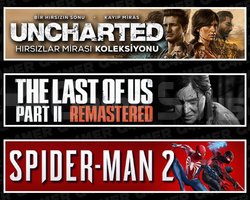 Uncharted +The Last Of Us 2 +Spider-Man 2