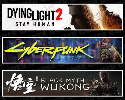 Dying Light 2 +Cyberpunk 2077 +Black Myth Wukong