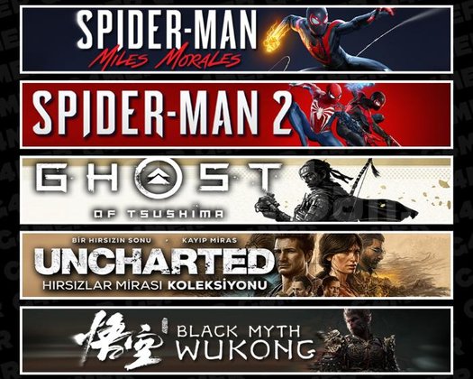 Miles +Spider 2 +Tsushima +UNCH +Wukong